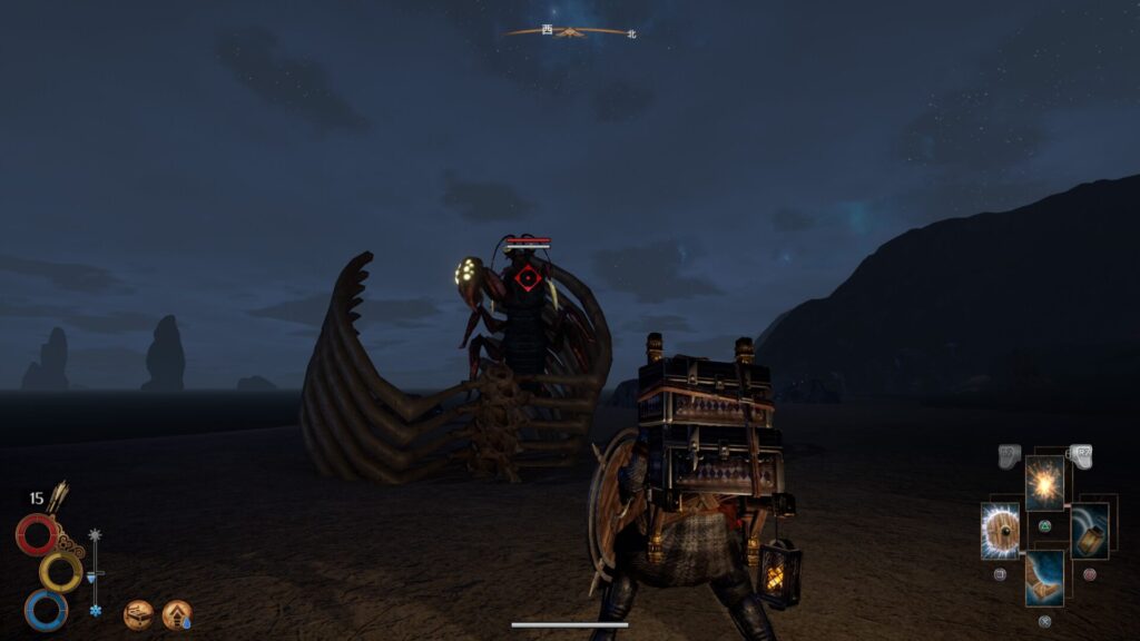 Outward戦闘シャコ